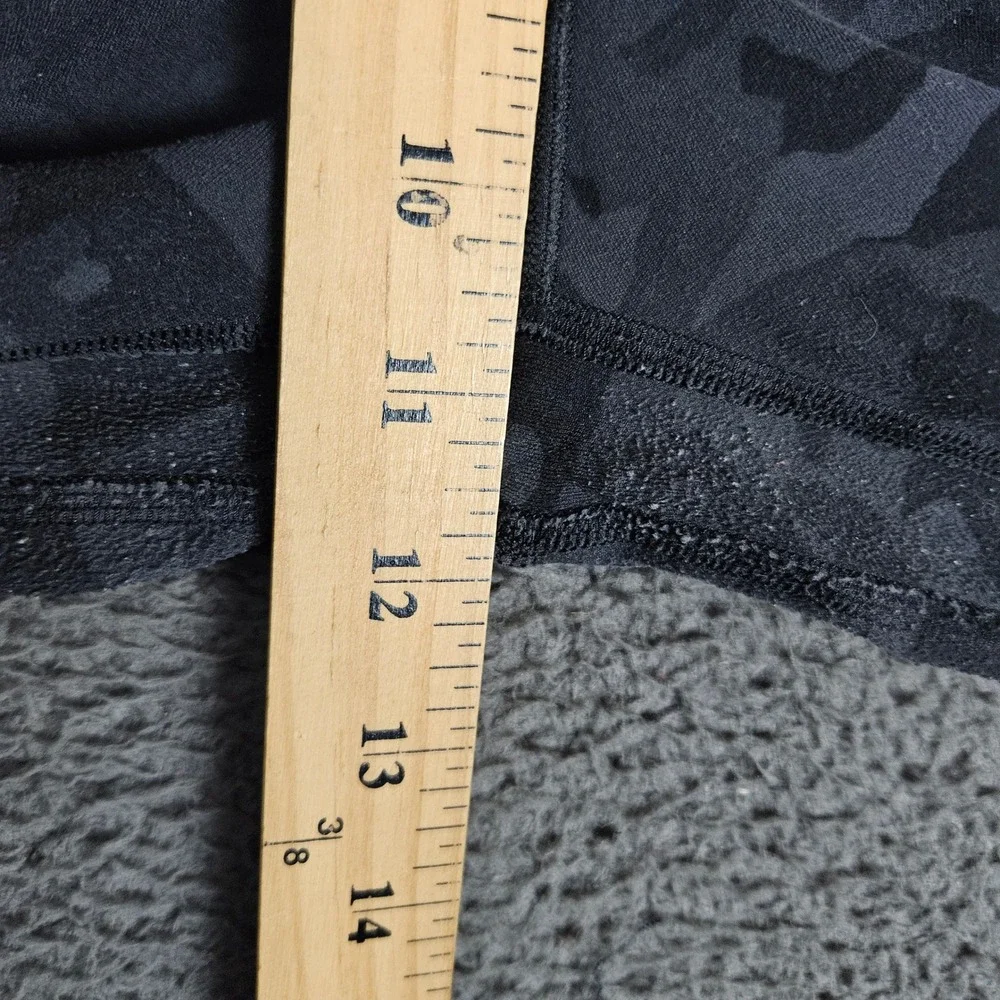Lululemon Align Camo Crop Leggings Womens Size 10‎ Grey Black Athleisure - Picture 3 of 9